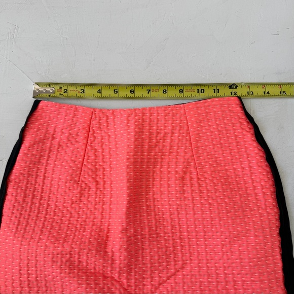 Victoria Beckham Neon Orange Sleeveless Cropped Top Matching Pencil Skirt Sz 2 - Picture 10 of 12